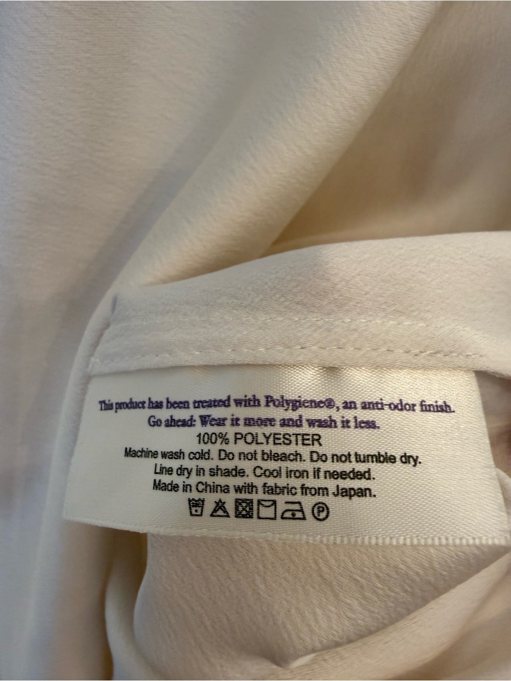 MM LaFleur Sleeveless Cream Tie-Neck Blouse - Picture 4 of 5
